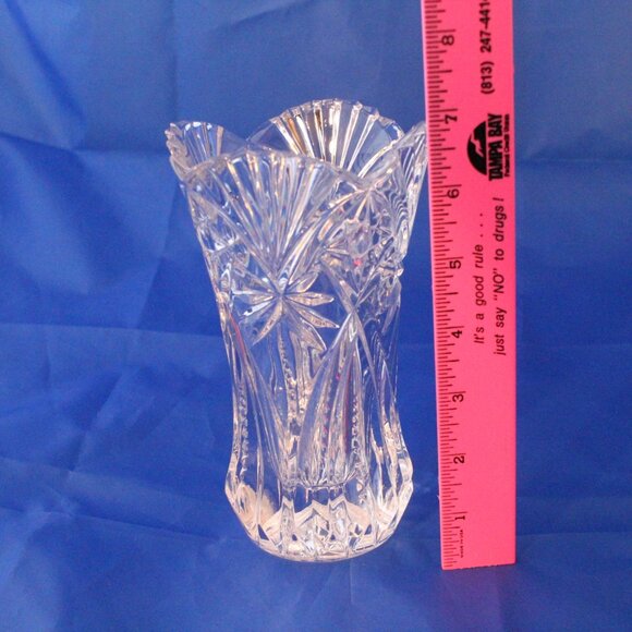 JG Durand of France Chrystal Vase - Vintage Lead Crystal from 90's - 6 3/4" Tall - Picture 6 of 9